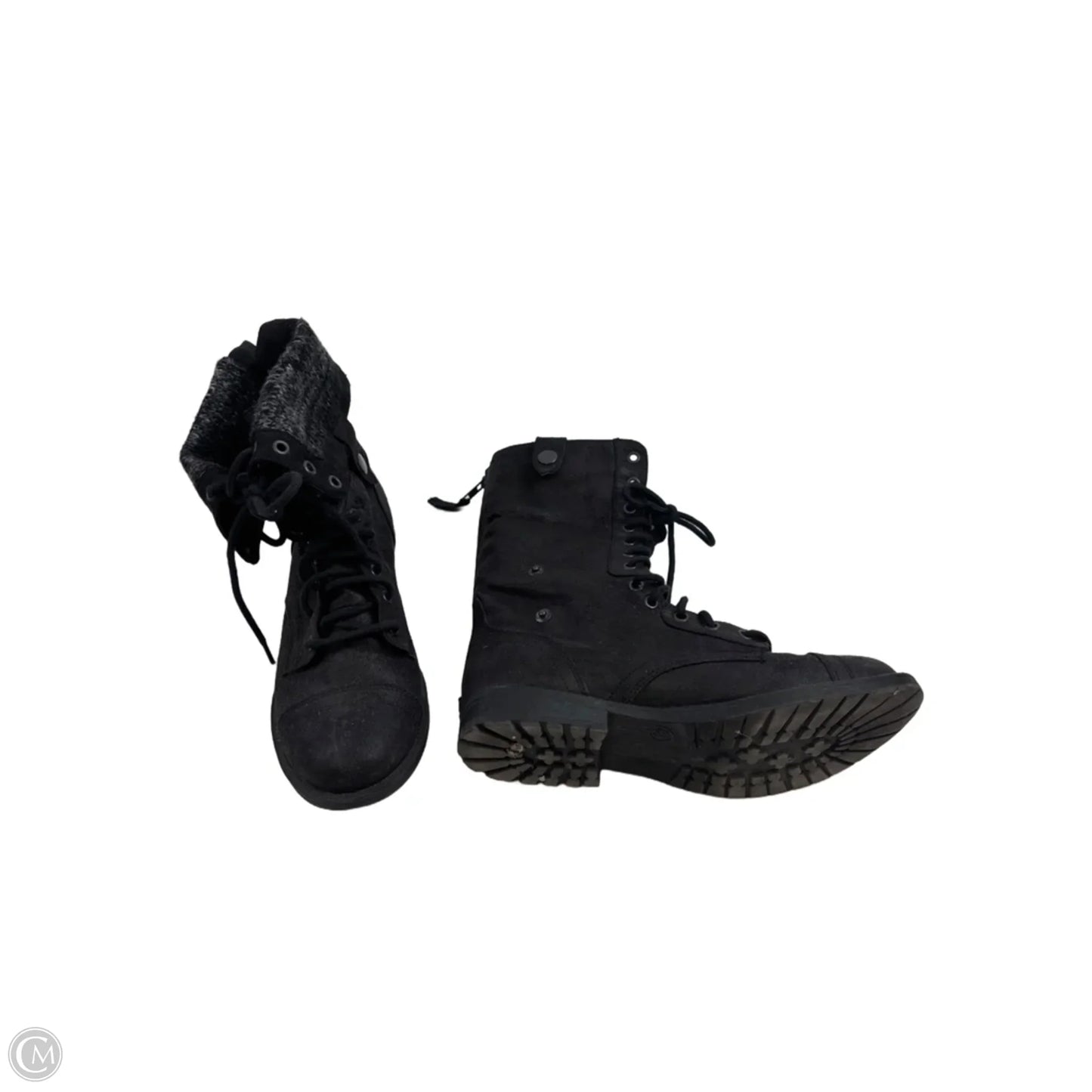 Boots Combat By Mossimo In Black, Size: 8.5