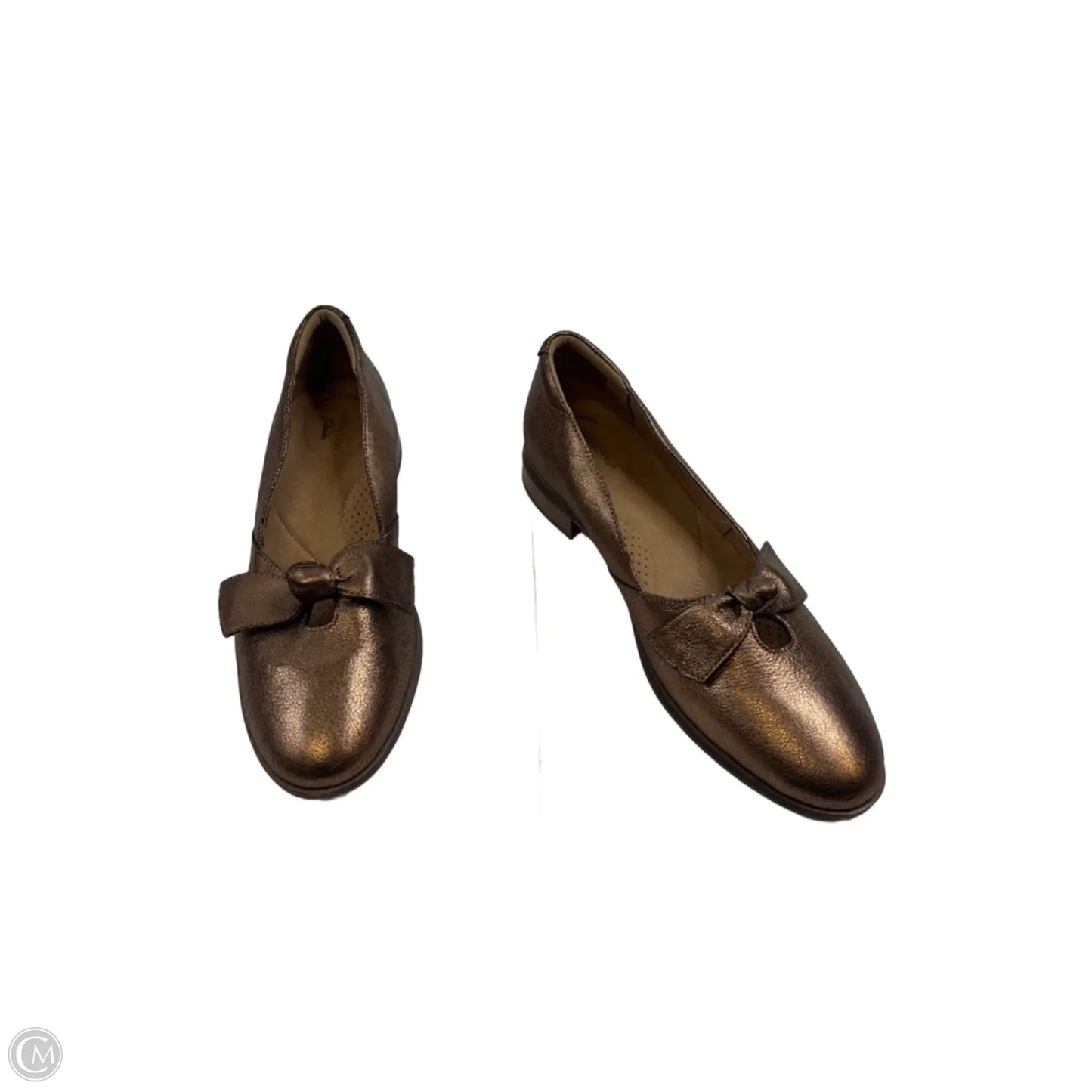 Shoes Heels Block By Clarks In Brown, Size: 11