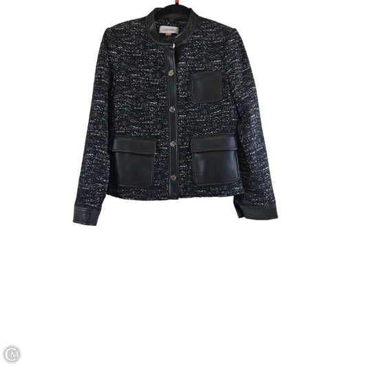 Blazer By Calvin Klein In Black, Size: M