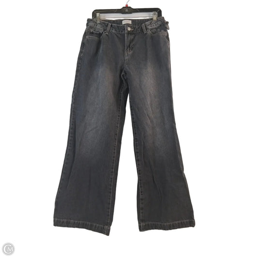 Jeans Wide Leg By Pacsun In Black Denim, Size: 6
