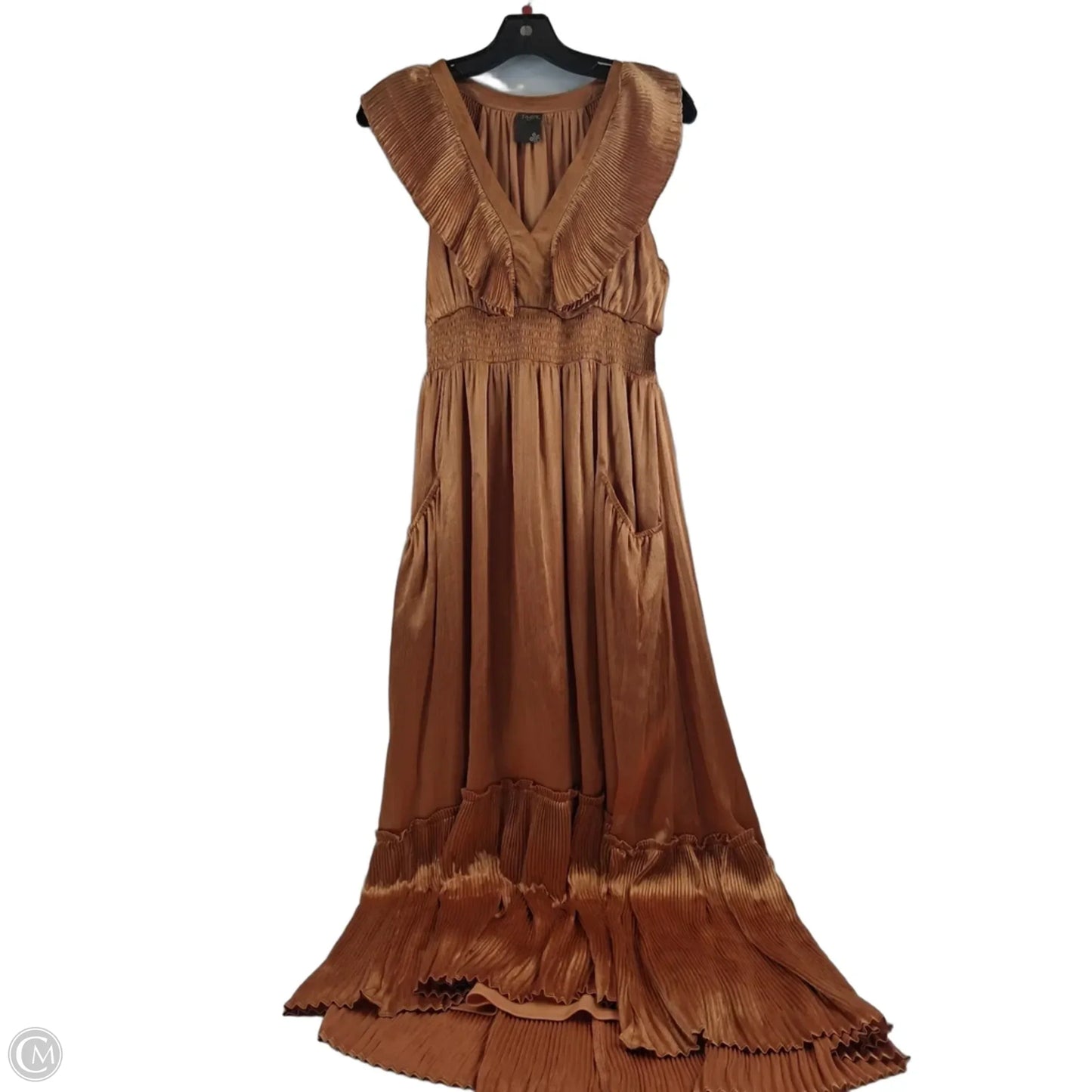 Dress Casual Maxi By Taylor In Orange, Size: S