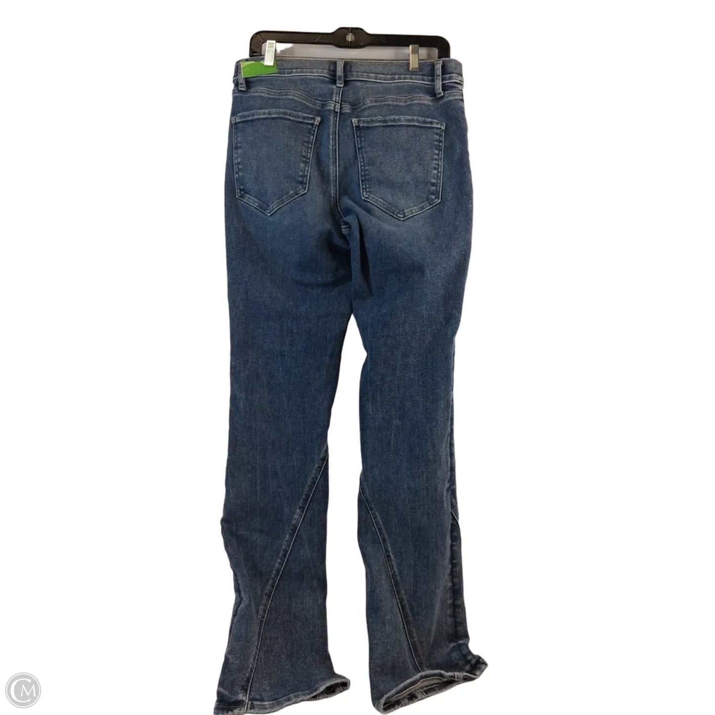 Jeans Flared By Express In Blue Denim, Size: 10