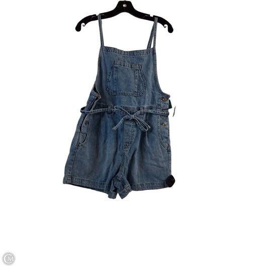 Shortalls By Maurices In Blue Denim, Size: Xs