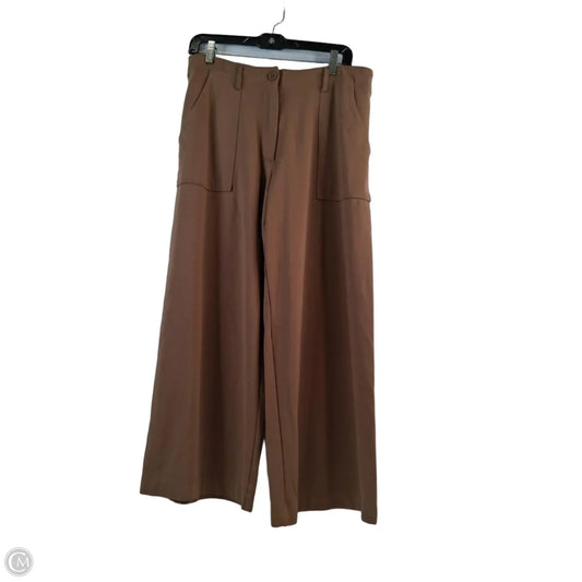 Pants Cropped By Max Studio In Brown, Size: 12