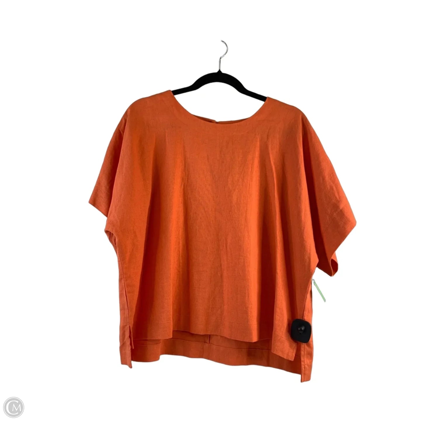 Top Short Sleeve By Anne Klein In Orange, Size: L