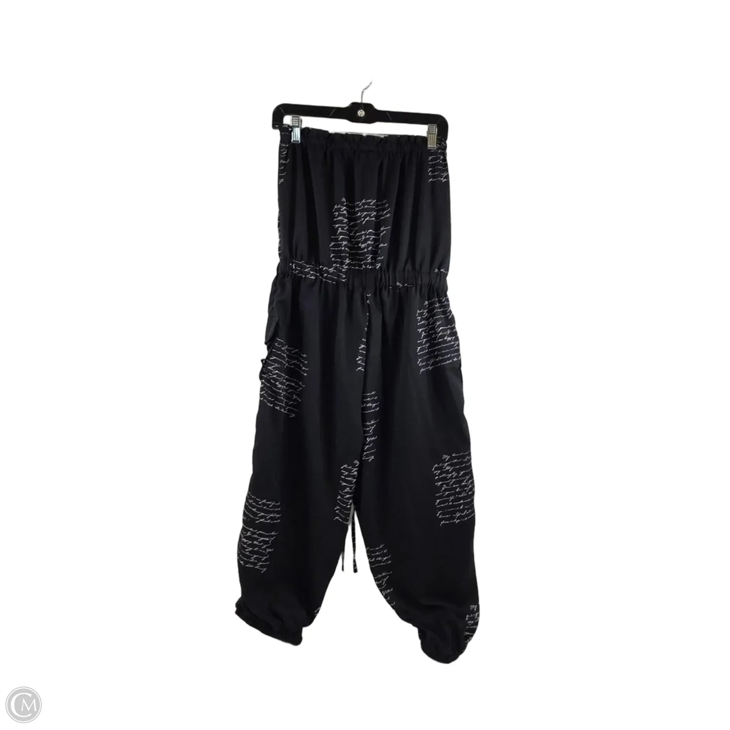 Jumpsuit By Clothes Mentor In Black & Cream, Size: M