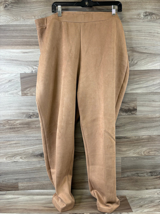 Pants Leggings By Eloquii In Tan, Size: 22