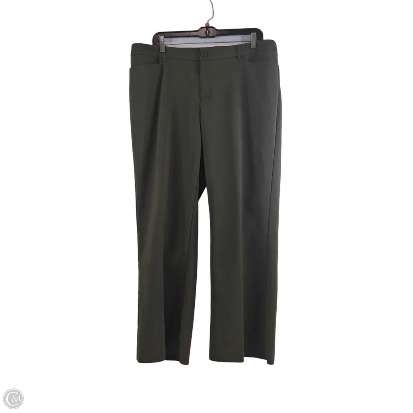 Pants Cropped By Christopher And Banks In Green, Size: 16