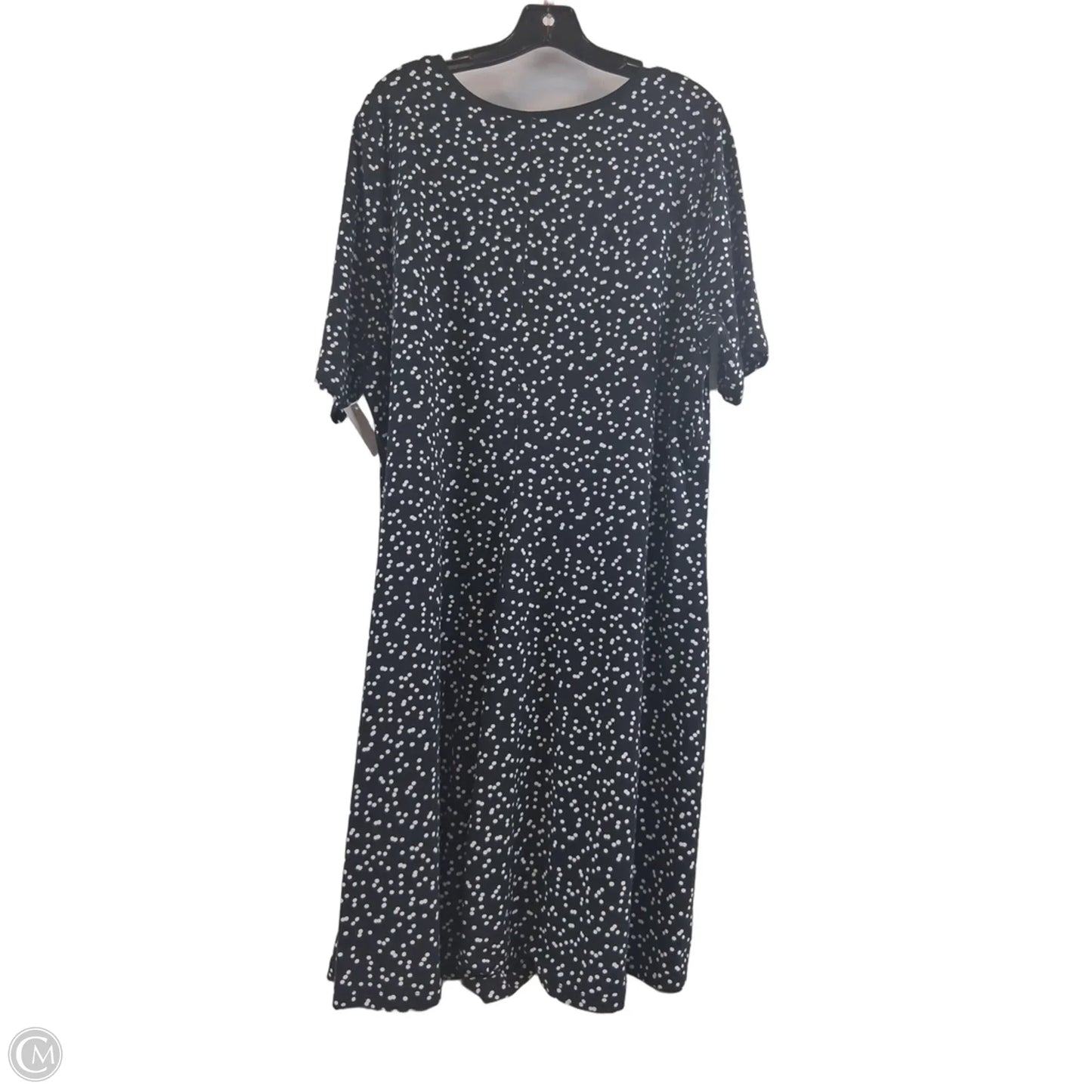 Dress Casual Short By Isaac Mizrahi Live Qvc In Polkadot Pattern, Size: Xl