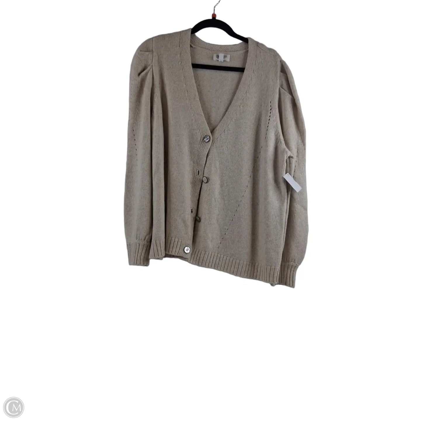 Sweater Cardigan By Candace Cameron Bure In Cream, Size: 1x