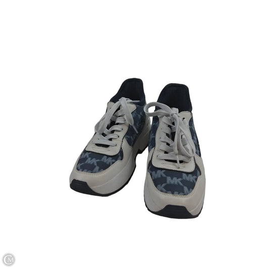Shoes Sneakers By Michael By Michael Kors In White Denim, Size: 7