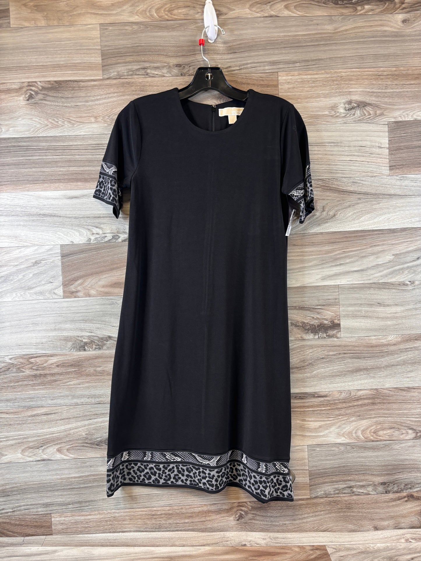 Black Dress Casual Midi Michael By Michael Kors, Size S