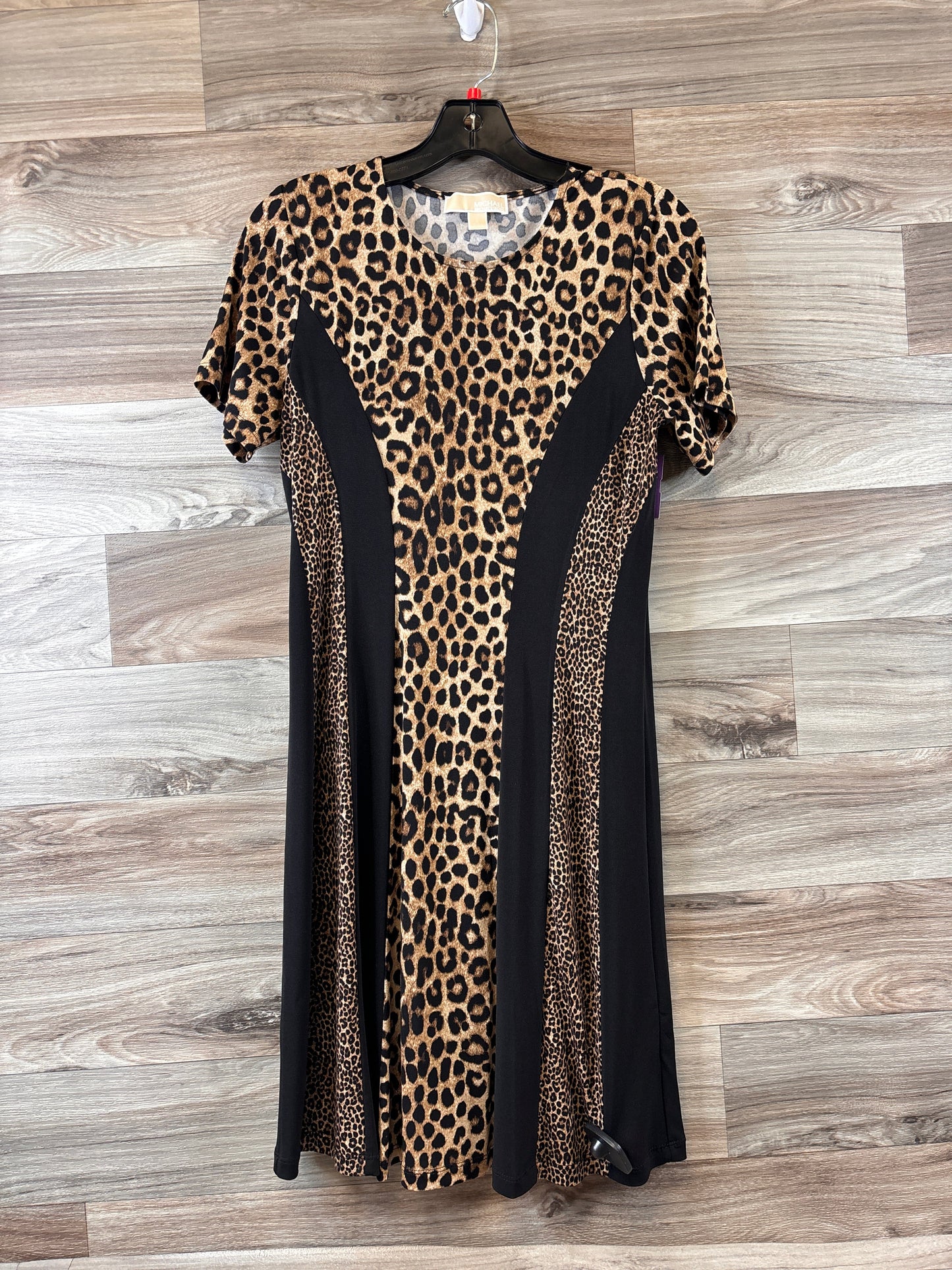 Animal Print Dress Casual Midi Michael By Michael Kors, Size S