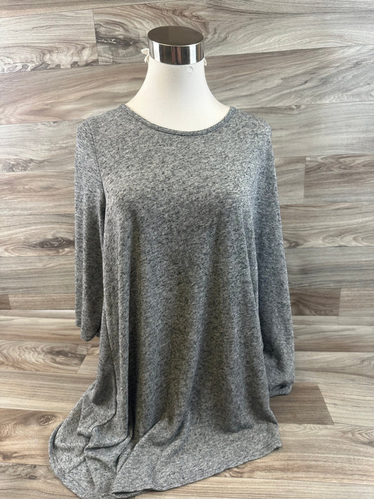 Grey Dress Casual Short Clothes Mentor, Size Xl