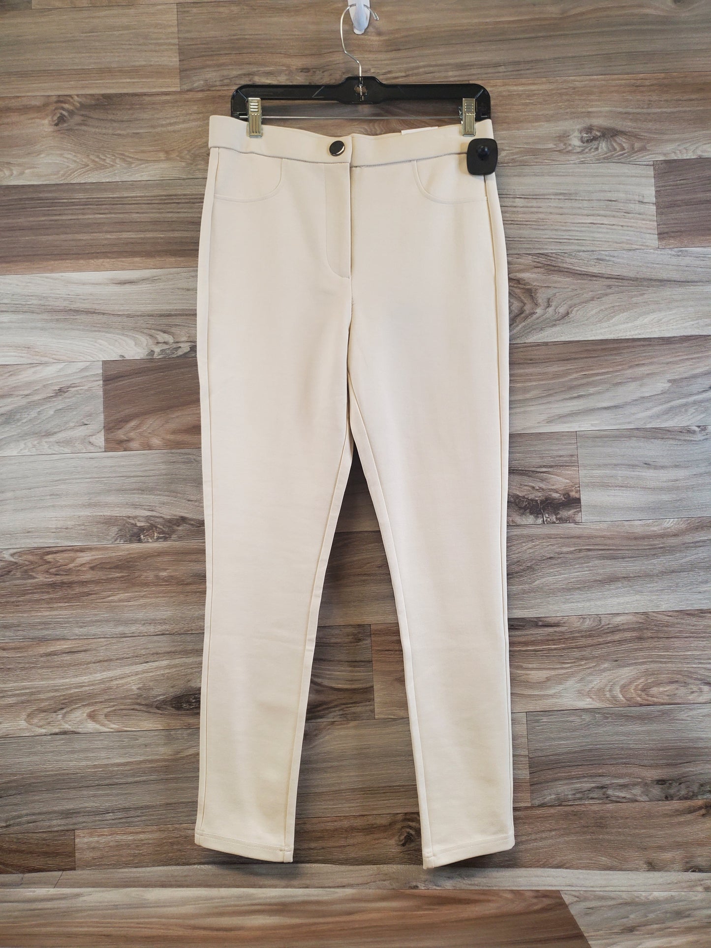 Pants Leggings By Zara In Cream, Size: L