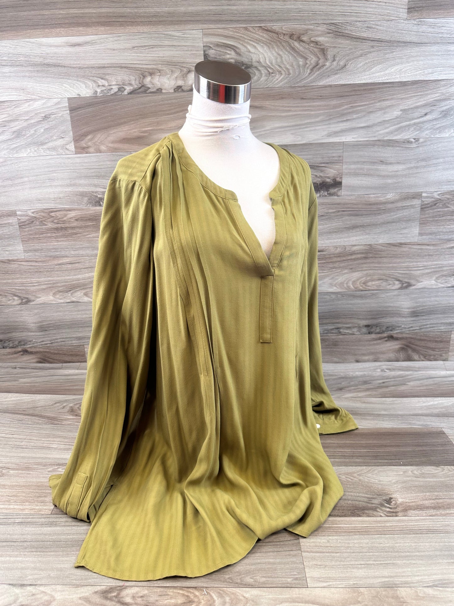 Top Long Sleeve By J. Jill In Green, Size: L