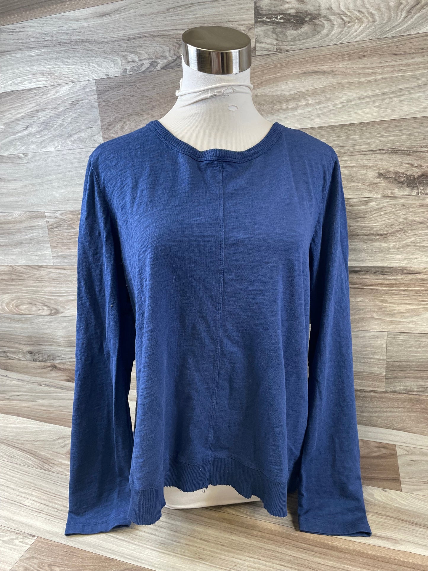 Top Long Sleeve By Dylan In Blue, Size: S