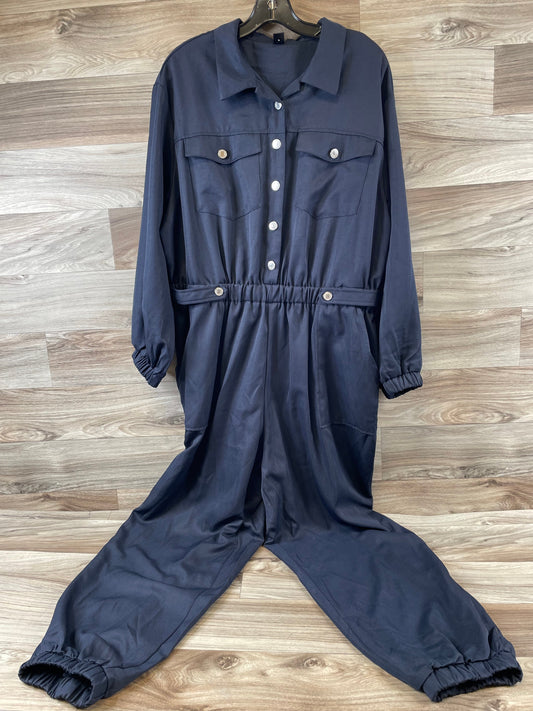 Jumpsuit By Shein In Navy, Size: 2x