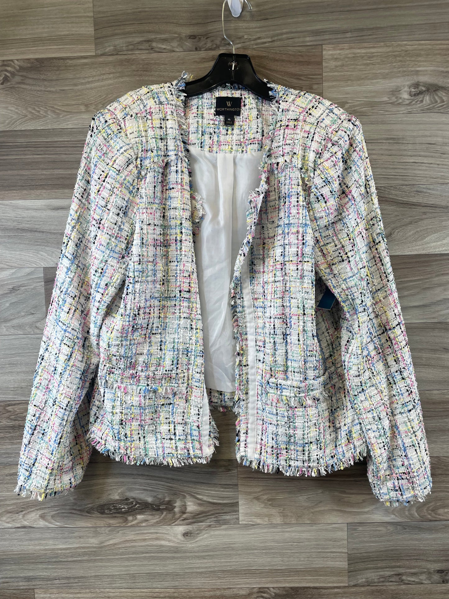 Blazer By Worthington In Multi-colored, Size: Xl