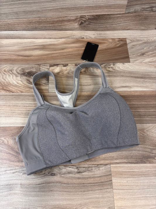 Athletic Bra By Clothes Mentor In Grey, Size: Xl