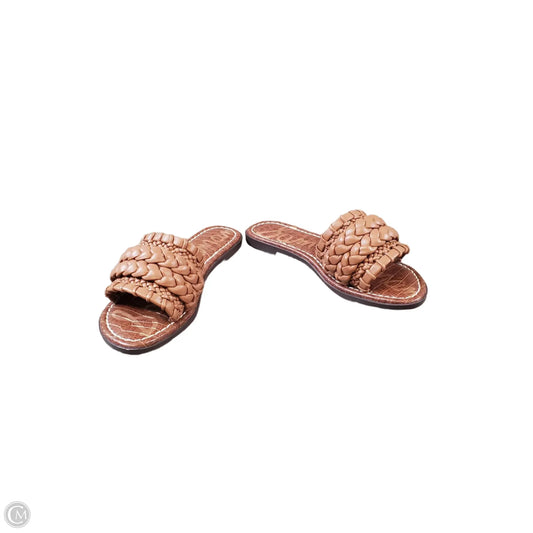 Sandals Flats By Sam Edelman In Brown, Size: 7.5