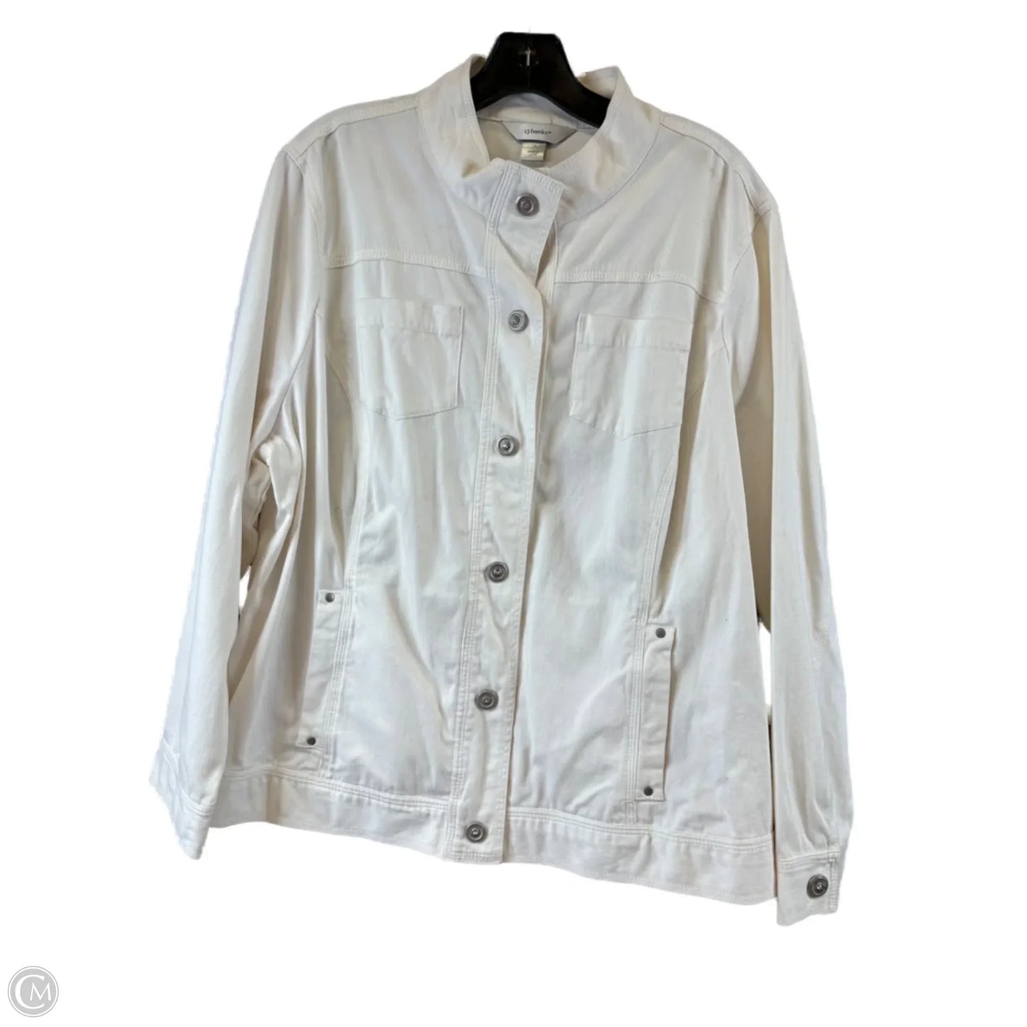 Jacket Other By Cj Banks In Cream, Size: 1x