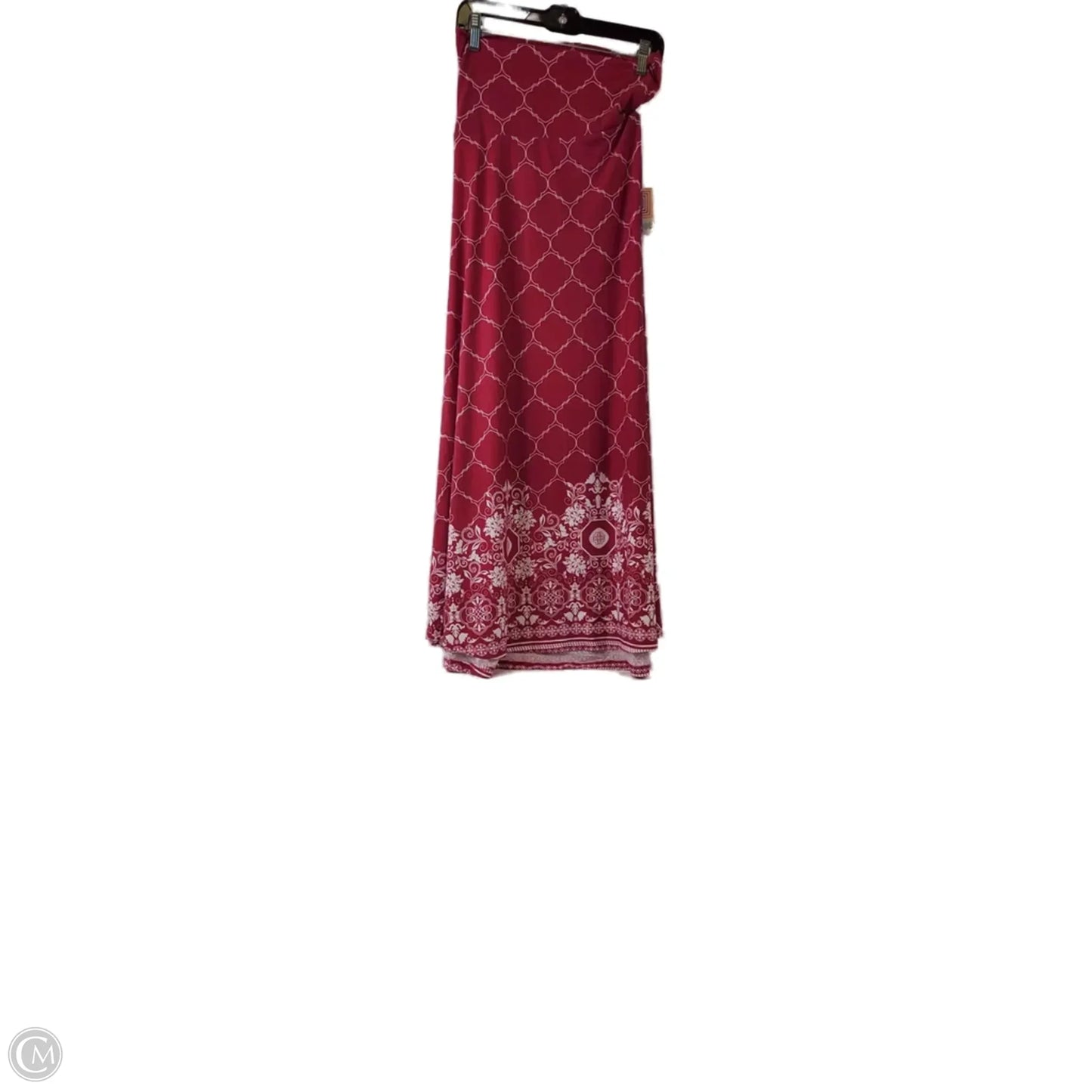 Skirt Maxi By Lularoe In Pink & White, Size: 6