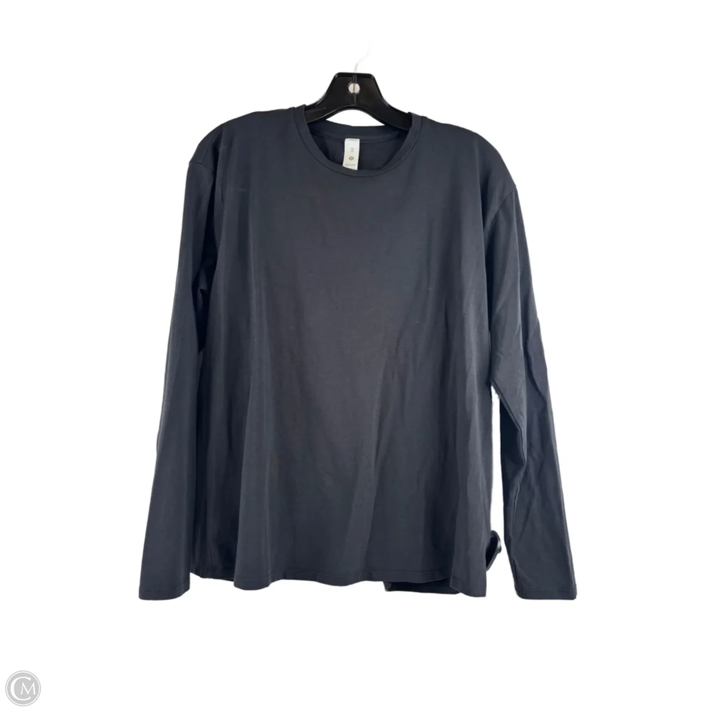 Athletic Top Long Sleeve Crewneck By Lululemon In Black, Size: Xs