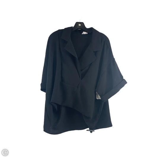 Top Short Sleeve By Tribal In Black, Size: Xl