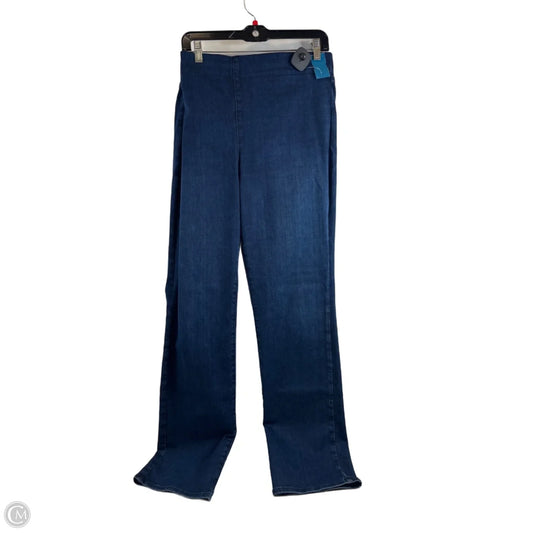 Jeans Straight By Not Your Daughters Jeans In Blue Denim, Size: 16