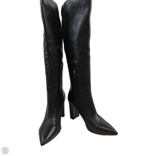 Boots Knee Heels By Marc Fisher In Black, Size: 8