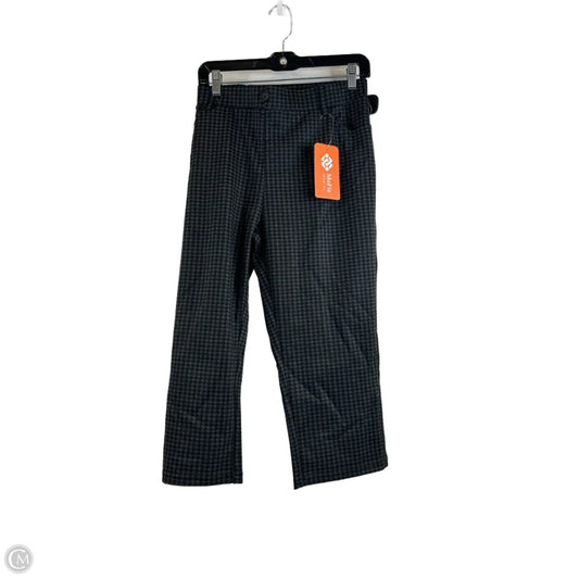 Capris By Clothes Mentor In Black & Grey, Size: 14