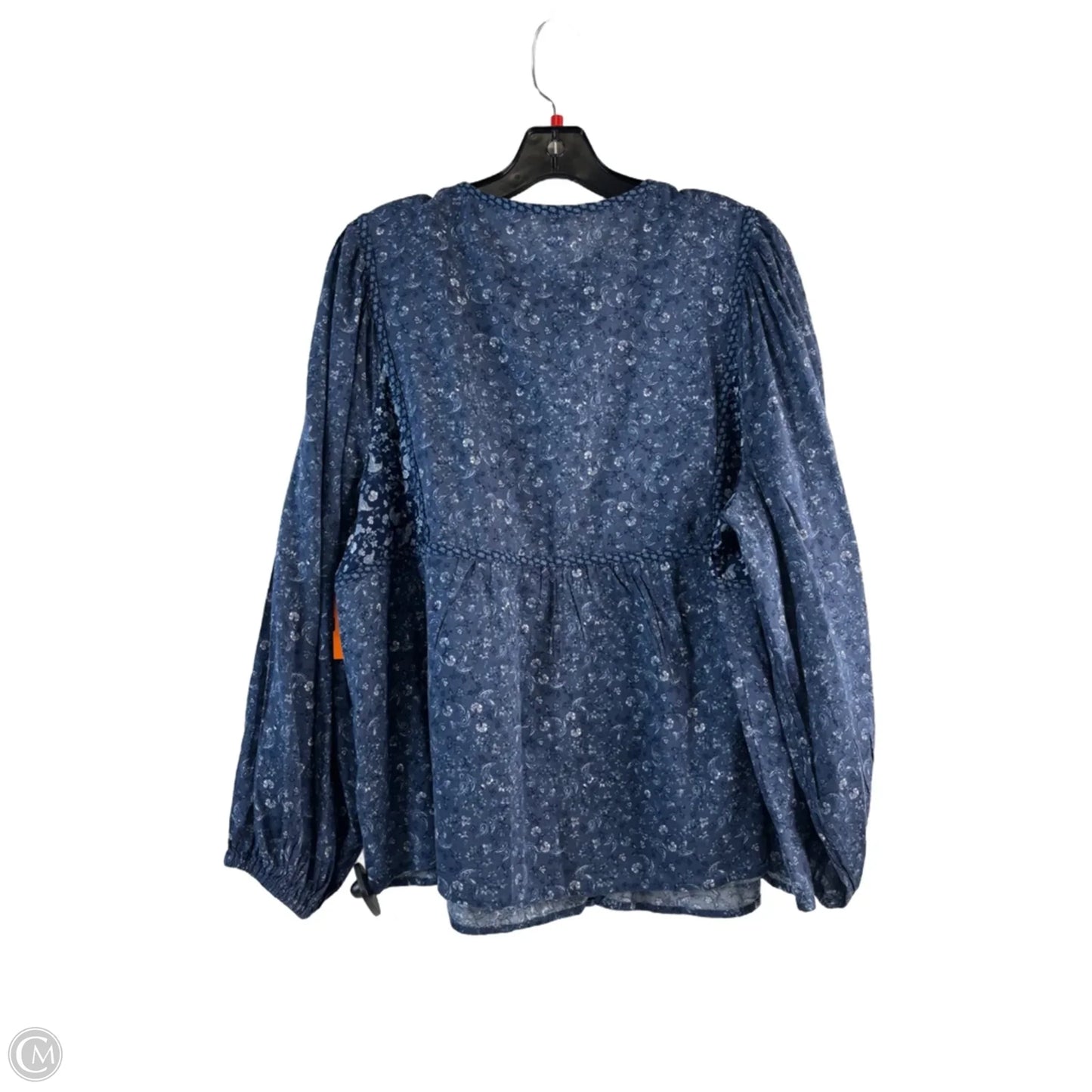 Top Long Sleeve By Old Navy In Blue, Size: Xl