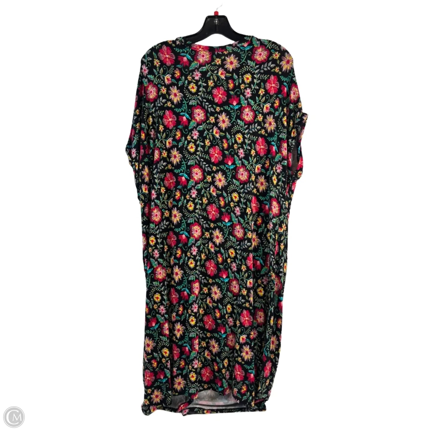 Dress Casual Short By Clothes Mentor In Floral Print, Size: 2x