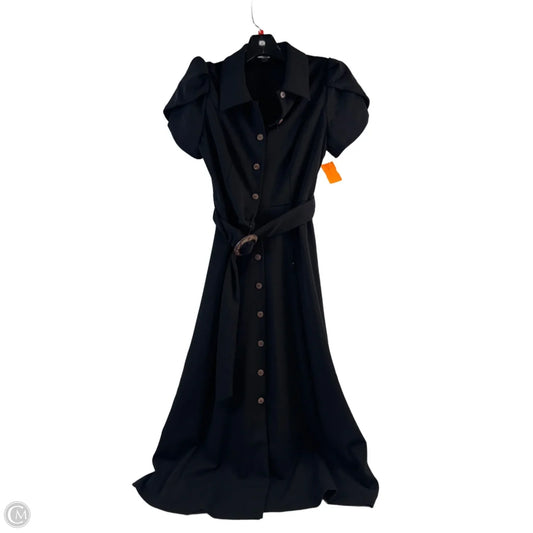 Dress Casual Midi By Calvin Klein In Black, Size: S