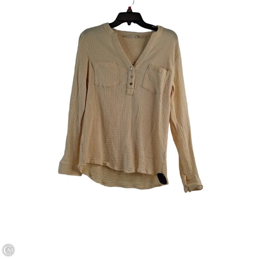 Top Long Sleeve By Soft Surroundings In Yellow, Size: Xs