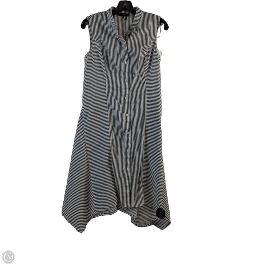 Dress Casual Short By Donna Karan In Striped Pattern, Size: S