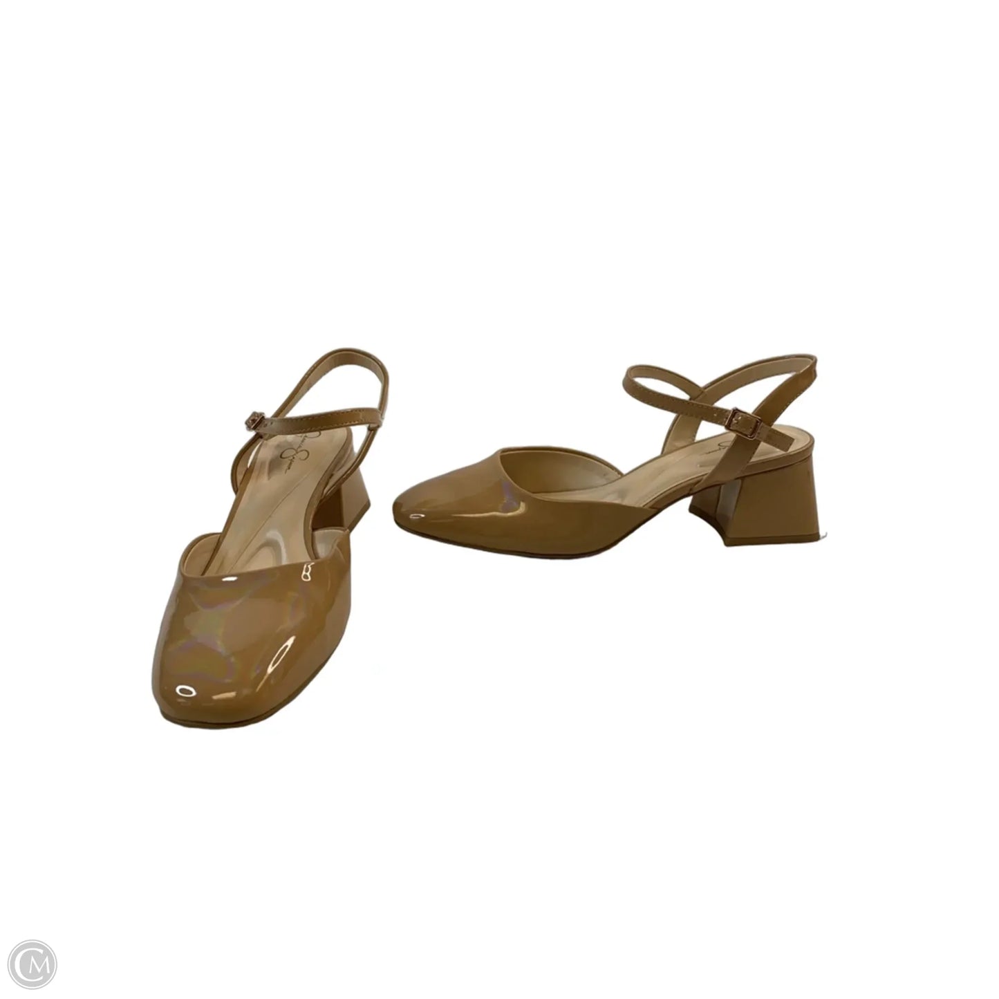 Shoes Heels Block By Jessica Simpson In Tan, Size: 8.5