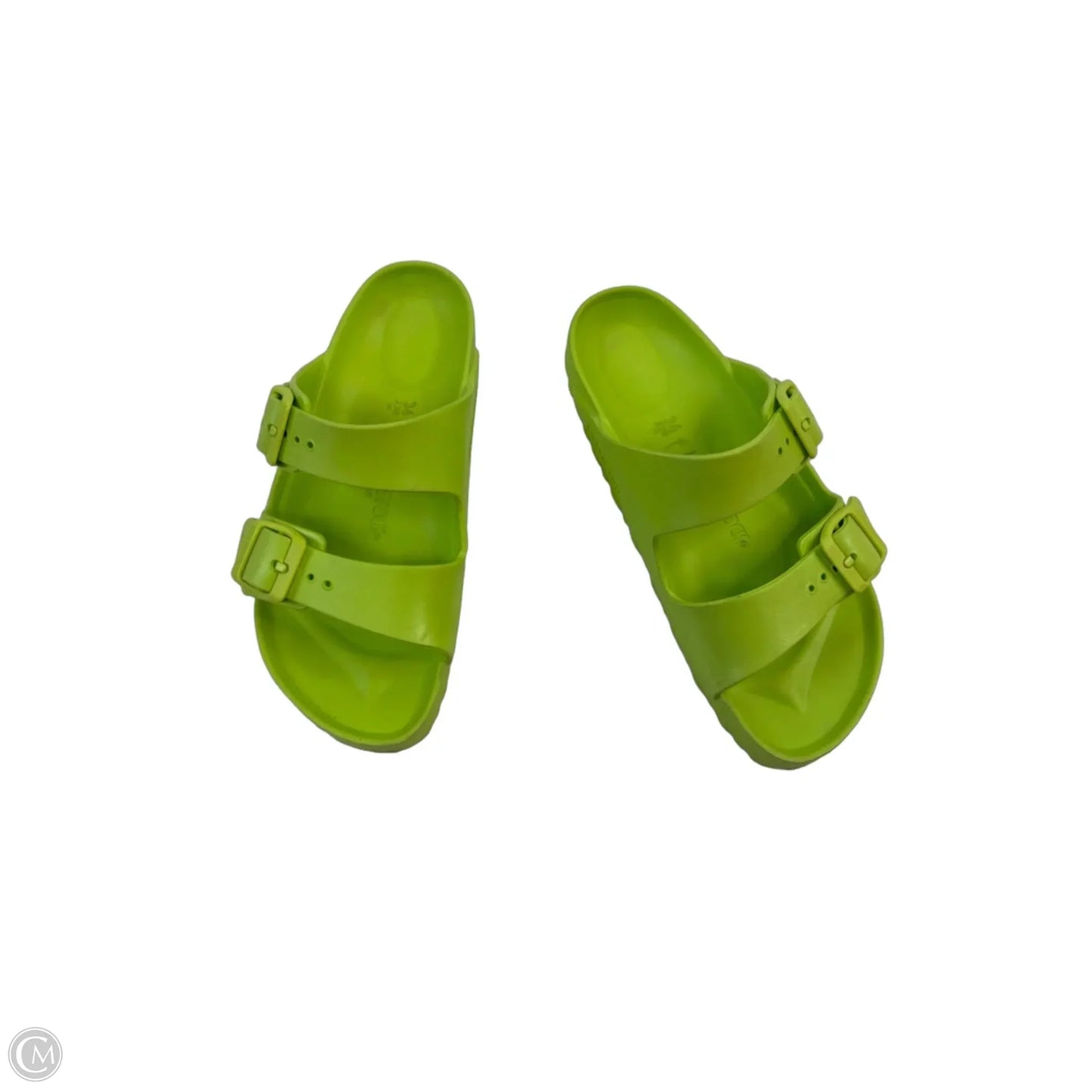 Sandals Flats By Birkenstock In Green, Size: 5
