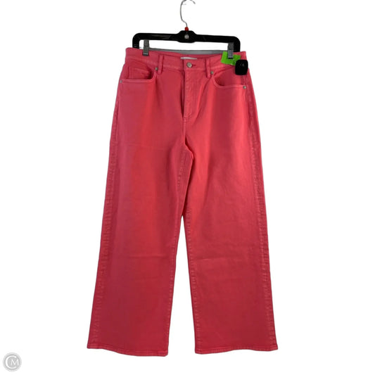 Jeans Wide Leg By Loft In Coral, Size: 6