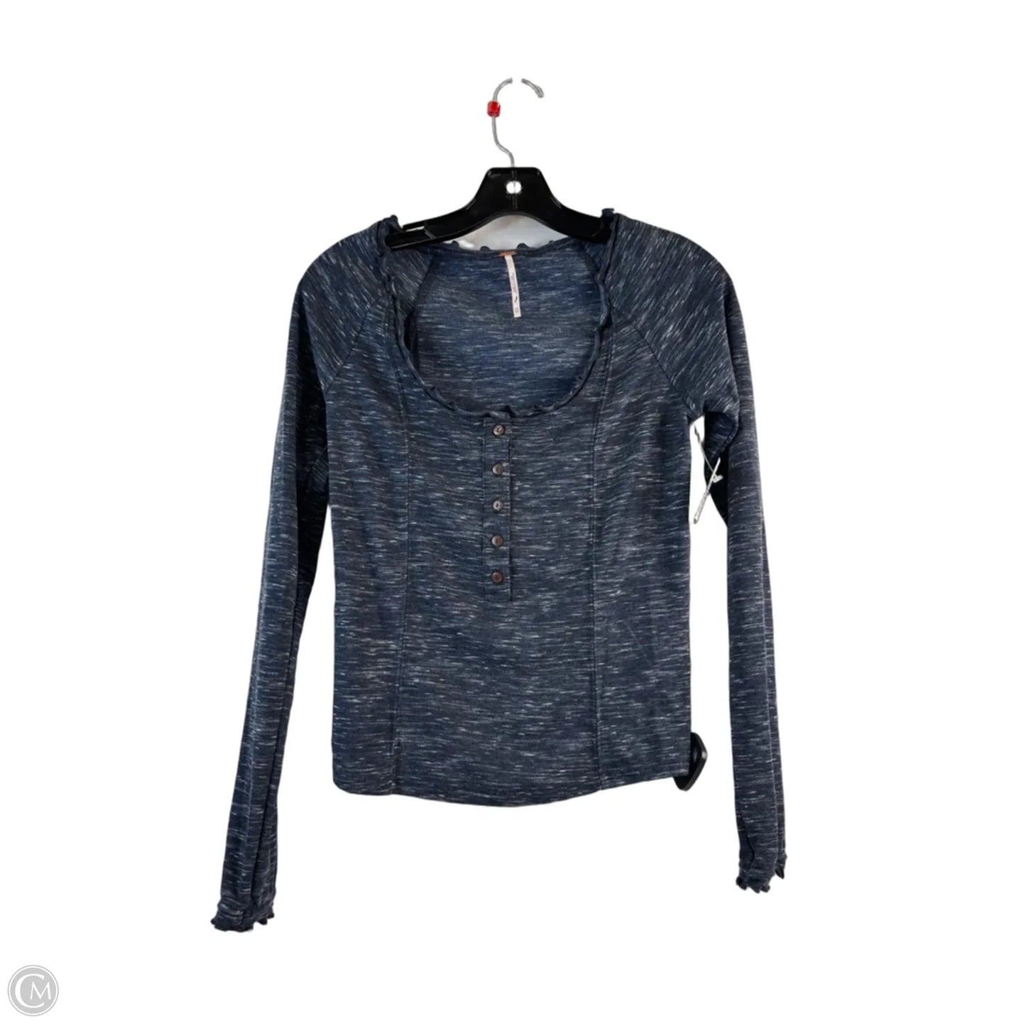 Top Long Sleeve By Free People In Blue, Size: Xs