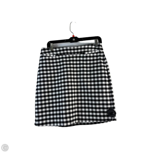 Skort By Christopher And Banks In Checkered Pattern, Size: 8