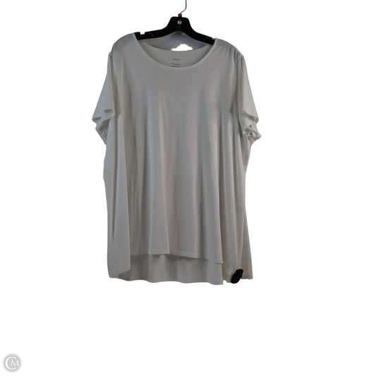 Top Short Sleeve Basic By Pure Jill In White, Size: Xl