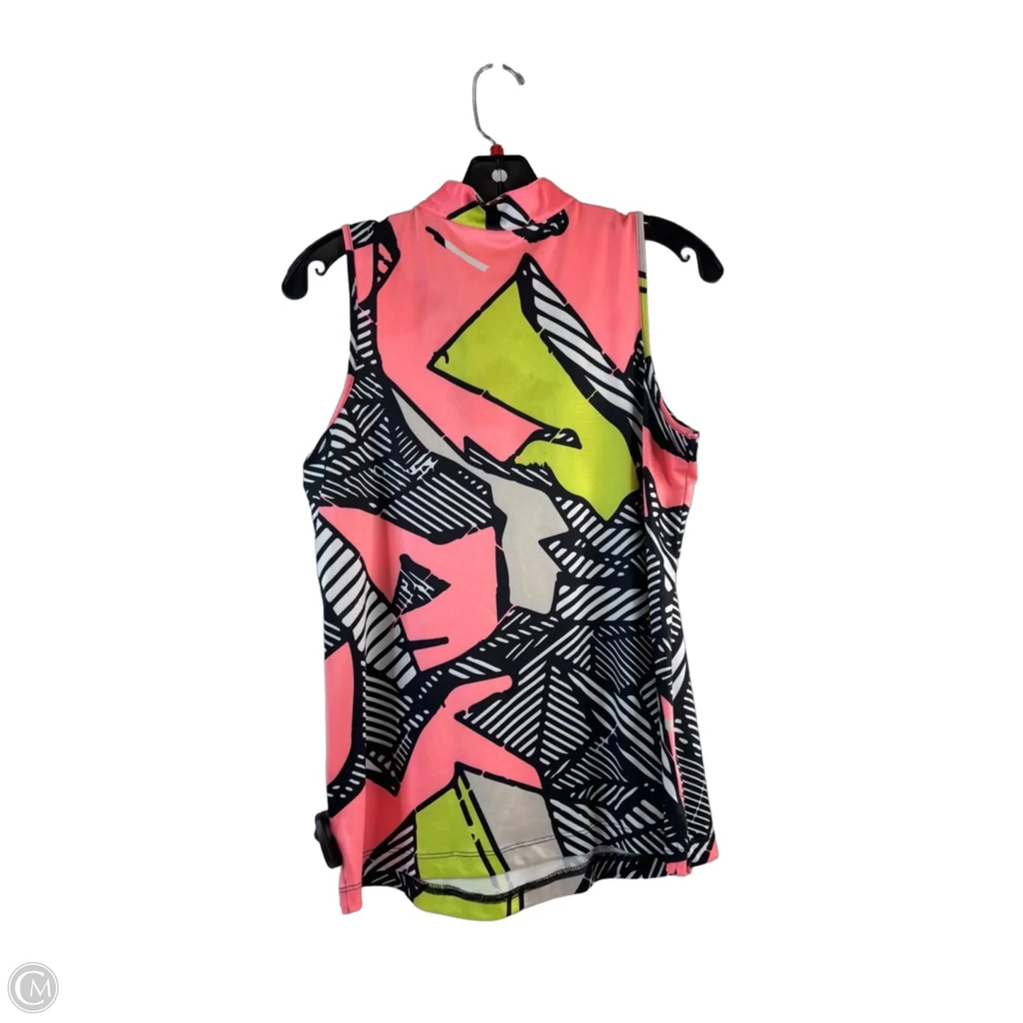 Athletic Tank Top By Jamie Sadock In Orange & Yellow, Size: S