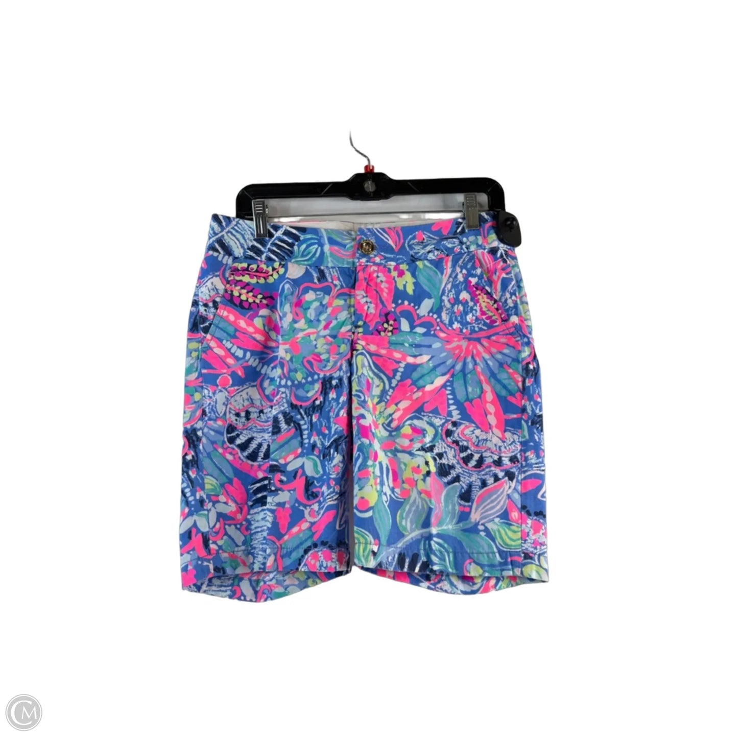Shorts Designer By Lilly Pulitzer In Blue & Pink, Size: 2