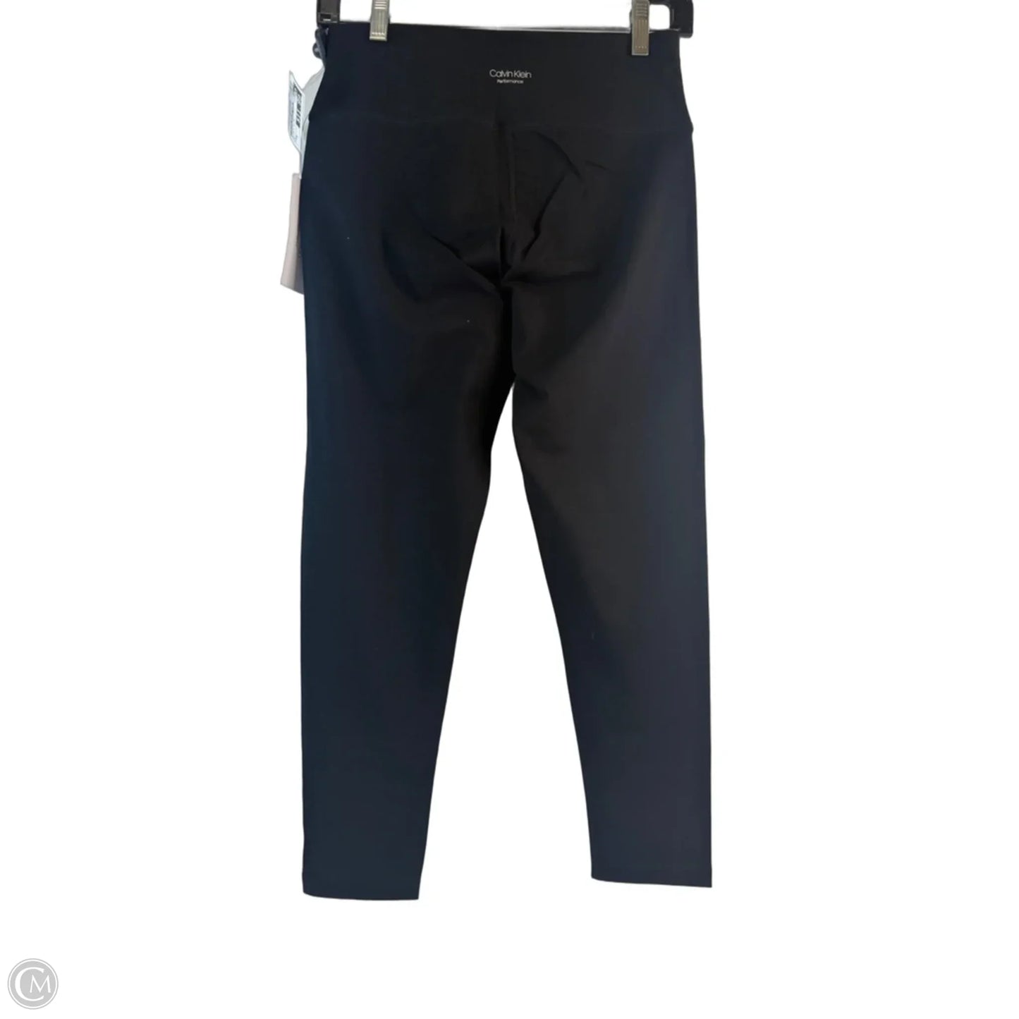 Athletic Leggings By Calvin Klein Performance In Black & White, Size: M