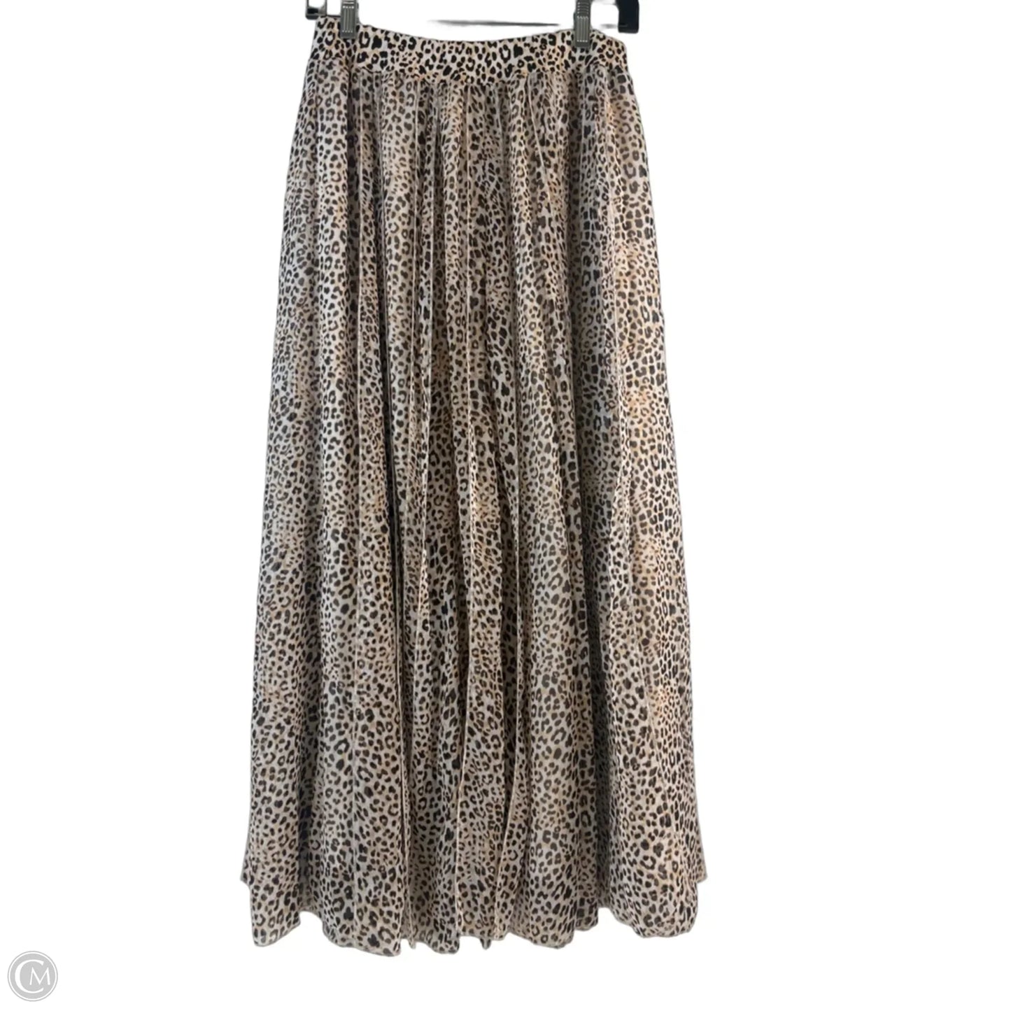Skirt Maxi By Chicos In Leopard Print, Size: 4