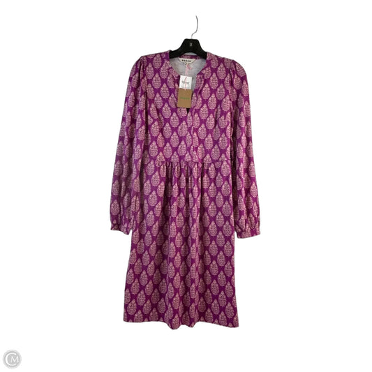 Dress Casual Midi By Boden In Purple, Size: S