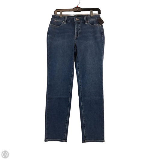 Jeans Skinny By Talbots In Blue Denim, Size: 4p