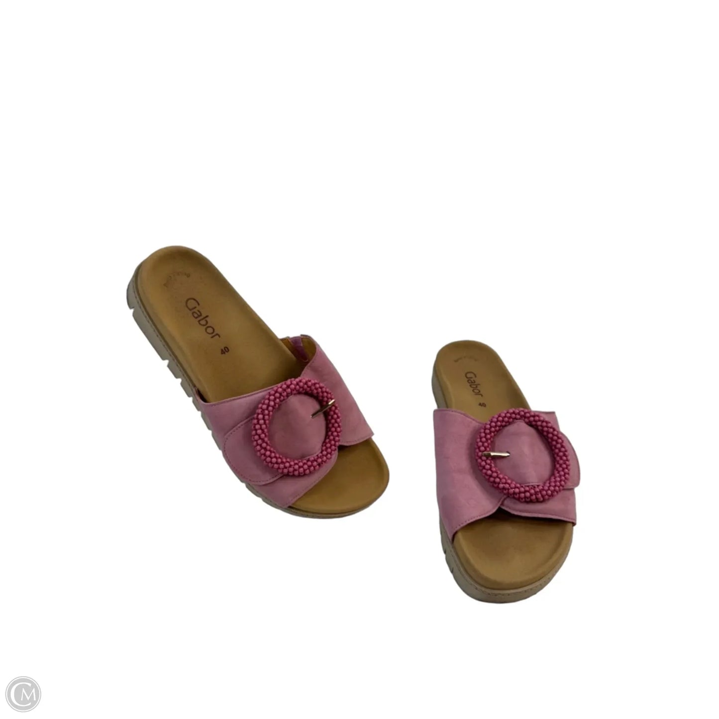Sandals Flats By Clothes Mentor In Pink, Size: 9